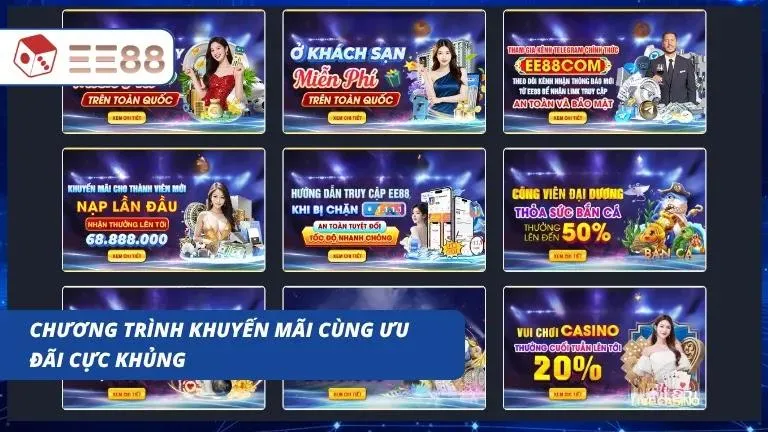 Hàng loạt các chương trình tặng thưởng vô cùng hấp dẫn luôn sẵn sàng chờ đón