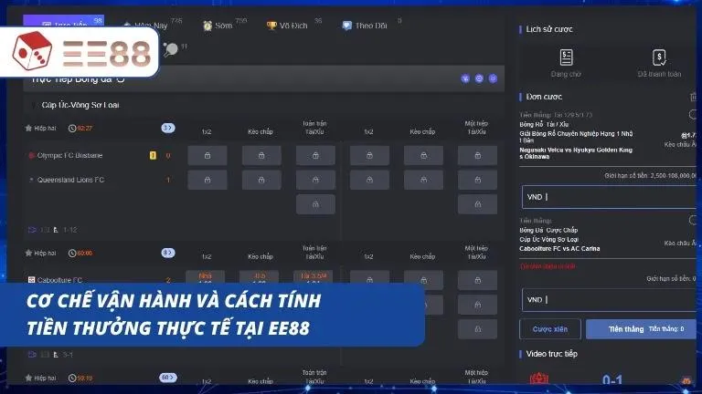 Công thức tính tiền hoàn trả tự động được hệ thống thiết lập